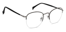 Load image into Gallery viewer, Black Round Half Rim Unisex Eyeglasses by Vincent Chase VC-130657