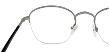 Load image into Gallery viewer, Black Round Half Rim Unisex Eyeglasses by Vincent Chase VC-130657