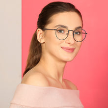 Load image into Gallery viewer, Gunmetal Round Full Rim Unisex Eyeglasses by Vincent Chase Online-130660