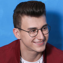 Load image into Gallery viewer, Gunmetal Round Full Rim Unisex Eyeglasses by Vincent Chase Online-130660