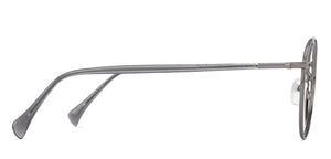 Gunmetal Round Full Rim Unisex Eyeglasses by Vincent Chase Online-130660