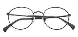 Gunmetal Round Full Rim Unisex Eyeglasses by Vincent Chase Online-130660
