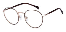 Load image into Gallery viewer, Brown Round Full Rim Unisex Eyeglasses by Vincent Chase-150624