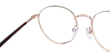 Load image into Gallery viewer, Brown Round Full Rim Unisex Eyeglasses by Vincent Chase-201816