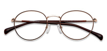 Load image into Gallery viewer, Brown Round Full Rim Unisex Eyeglasses by Vincent Chase-150624