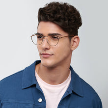 Load image into Gallery viewer, Brown Round Full Rim Unisex Eyeglasses by Vincent Chase VC-202330