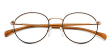 Load image into Gallery viewer, Brown Round Full Rim Unisex Eyeglasses by Vincent Chase-147941