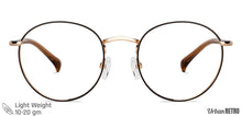 Load image into Gallery viewer, Brown Round Full Rim Unisex Eyeglasses by Vincent Chase VC-202330