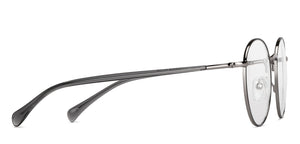 Gunmetal Round Full Rim Unisex Eyeglasses by Vincent Chase-147942
