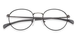 Gunmetal Round Full Rim Unisex Eyeglasses by Vincent Chase-147942