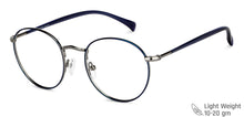 Load image into Gallery viewer, Blue Round Full Rim Unisex Eyeglasses by Vincent Chase-147943