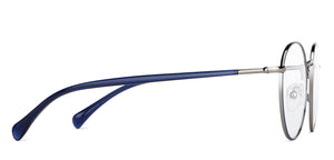 Blue Round Full Rim Unisex Eyeglasses by Vincent Chase-147943