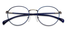 Load image into Gallery viewer, Blue Round Full Rim Unisex Eyeglasses by Vincent Chase-147943