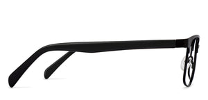 Black Rectangle Full Rim Unisex Eyeglasses by Vincent Chase Online-130665