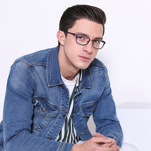 Load image into Gallery viewer, Purple Rectangle Full Rim Unisex Eyeglasses by Vincent Chase VC-130669