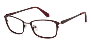 Brown Rectangle Full Rim Unisex Eyeglasses by Vincent Chase VC-130670
