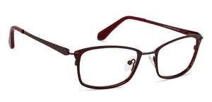 Brown Rectangle Full Rim Unisex Eyeglasses by Vincent Chase VC-130670