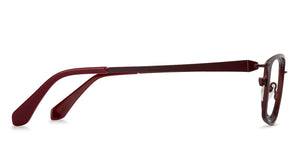Brown Rectangle Full Rim Unisex Eyeglasses by Vincent Chase VC-130670