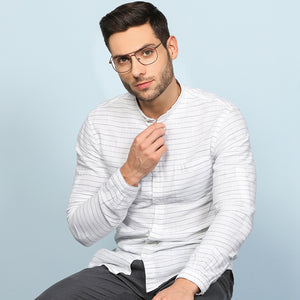 Brown Square Full Rim Unisex Eyeglasses by Vincent Chase Essentials-136610