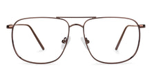 Load image into Gallery viewer, Brown Square Full Rim Unisex Eyeglasses by Vincent Chase Essentials-136610