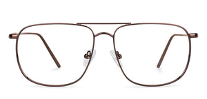 Brown Square Full Rim Unisex Eyeglasses by Vincent Chase Essentials-136610