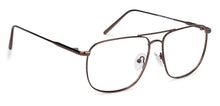 Load image into Gallery viewer, Brown Square Full Rim Unisex Eyeglasses by Vincent Chase Essentials-136610