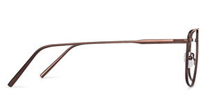 Brown Square Full Rim Unisex Eyeglasses by Vincent Chase Essentials-136610