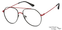 Load image into Gallery viewer, Black Aviator Full Rim Unisex Eyeglasses by Vincent Chase Essentials-130675