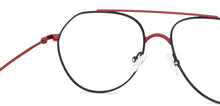 Load image into Gallery viewer, Black Aviator Full Rim Unisex Eyeglasses by Vincent Chase Essentials-130675
