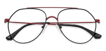 Load image into Gallery viewer, Black Aviator Full Rim Unisex Eyeglasses by Vincent Chase Essentials-130675