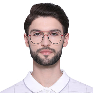 Black Aviator Full Rim Unisex Eyeglasses by Vincent Chase Essentials-130675