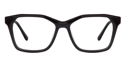 Black Rectangle Full Rim Women Eyeglasses by Vincent Chase Online-130624
