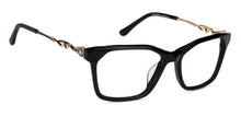 Load image into Gallery viewer, Black Rectangle Full Rim Women Eyeglasses by Vincent Chase Online-130624