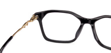 Load image into Gallery viewer, Black Rectangle Full Rim Women Eyeglasses by Vincent Chase Online-130624