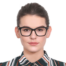 Load image into Gallery viewer, Black Rectangle Full Rim Women Eyeglasses by Vincent Chase Online-130624