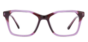 Purple Rectangle Full Rim Women Eyeglasses by Vincent Chase VC-130625