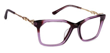 Load image into Gallery viewer, Purple Rectangle Full Rim Women Eyeglasses by Vincent Chase VC-130625