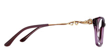 Load image into Gallery viewer, Purple Rectangle Full Rim Women Eyeglasses by Vincent Chase VC-130625
