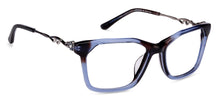 Load image into Gallery viewer, Blue Rectangle Full Rim Women Eyeglasses by Vincent Chase Online-130626