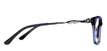 Load image into Gallery viewer, Blue Rectangle Full Rim Women Eyeglasses by Vincent Chase Online-130626