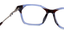 Load image into Gallery viewer, Blue Rectangle Full Rim Women Eyeglasses by Vincent Chase Online-130626