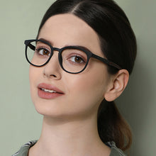 Load image into Gallery viewer, Black Round Full Rim Unisex Eyeglasses by Lenskart Air Online-130633