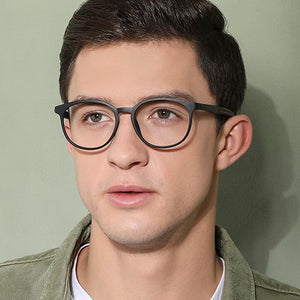 Black Round Full Rim Unisex Eyeglasses by Lenskart Air Online-130633