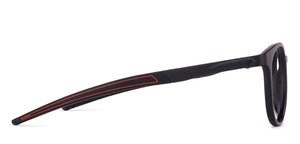Black Round Full Rim Unisex Eyeglasses by Lenskart Air Online-130633