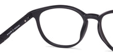 Load image into Gallery viewer, Black Round Full Rim Unisex Eyeglasses by Lenskart Air Online-130633