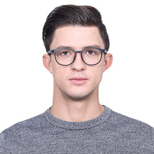 Load image into Gallery viewer, Black Round Full Rim Unisex Eyeglasses by Lenskart Air Online-130633