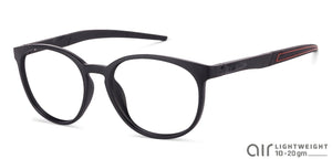 Black Round Full Rim Unisex Eyeglasses by Lenskart Air Online-130633