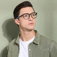 Load image into Gallery viewer, Black Round Full Rim Unisex Eyeglasses by Lenskart Air Online-130634