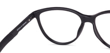 Load image into Gallery viewer, Black Cat Eye Full Rim Women Eyeglasses by Lenskart Air Online-130636