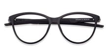 Load image into Gallery viewer, Black Cat Eye Full Rim Women Eyeglasses by Lenskart Air Online-130636